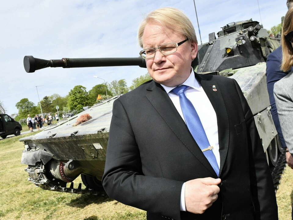 Försvarsminister Peter Hultqvist (S). Arkivbild. Foto: Jonas Ekströmer/TT