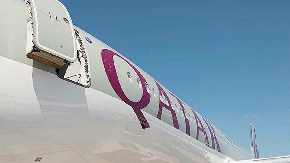 Plan från Qatar Airways Foto: Polaris Images / IBL