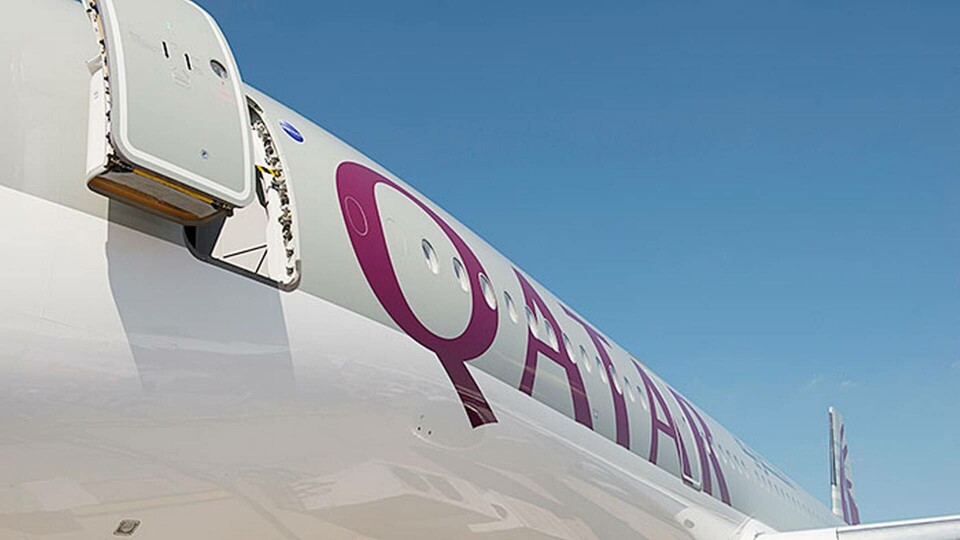 Plan från Qatar Airways Foto: Polaris Images / IBL Plan från Qatar Airways Foto: Polaris Images / IBL