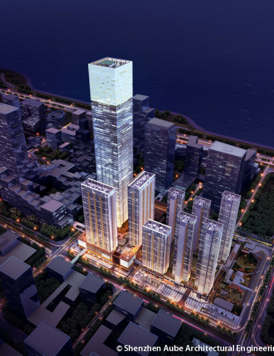 Huiyun Center. Foto: Shenzhen Aube Architectural Engineering Design Huiyun Center. Foto: Shenzhen Aube Architectural Engineering Design