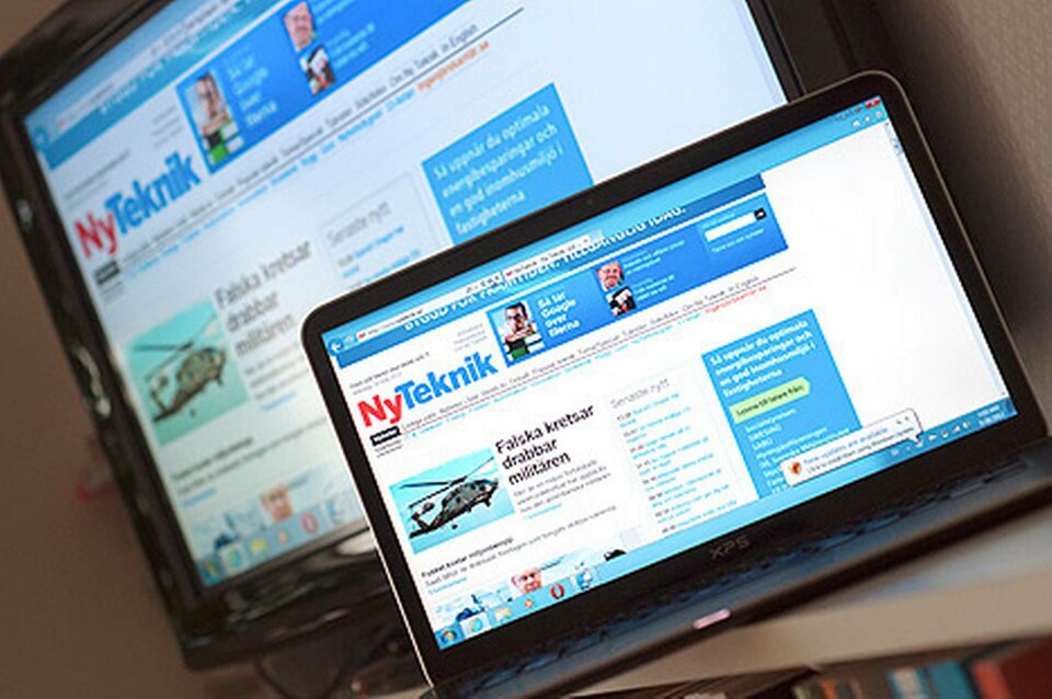 Tänk dig att ha TV:n som skärm till din dator. Utan några sladdar mellan apparaterna. Det är möjligt med Intels Widi-teknik, och den kommande tekniken Wifi Display. Foto: Anders Thoresson Tänk dig att ha TV:n som skärm till din dator. Utan några sladdar mellan apparaterna. Det är möjligt med Intels Widi-teknik, och den kommande tekniken Wifi Display. Foto: Anders Thoresson