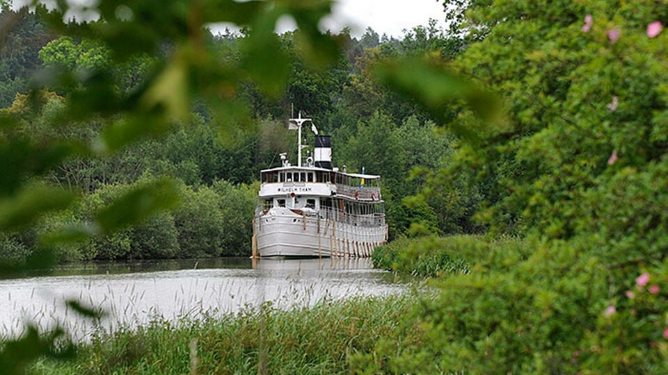 Fartyg i Göta kanal. Foto: Göran Billeson / IBL Bildbyrå Fartyg i Göta kanal. Foto: Göran Billeson / IBL Bildbyrå