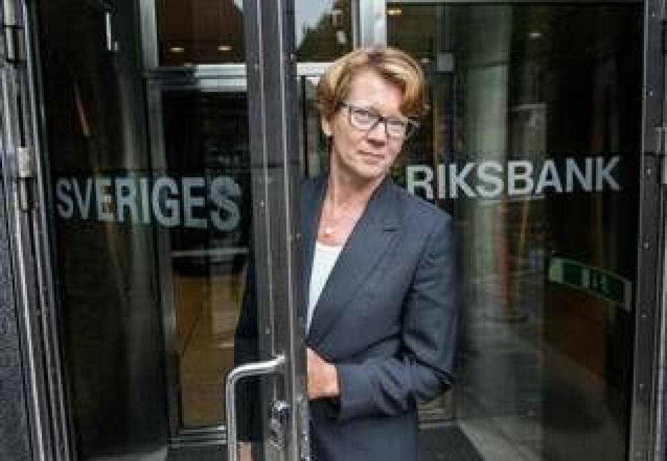 Kerstin af Jochnick, förste vice riksbankschef.Foto: Tomas Oneborg / SvD / TT