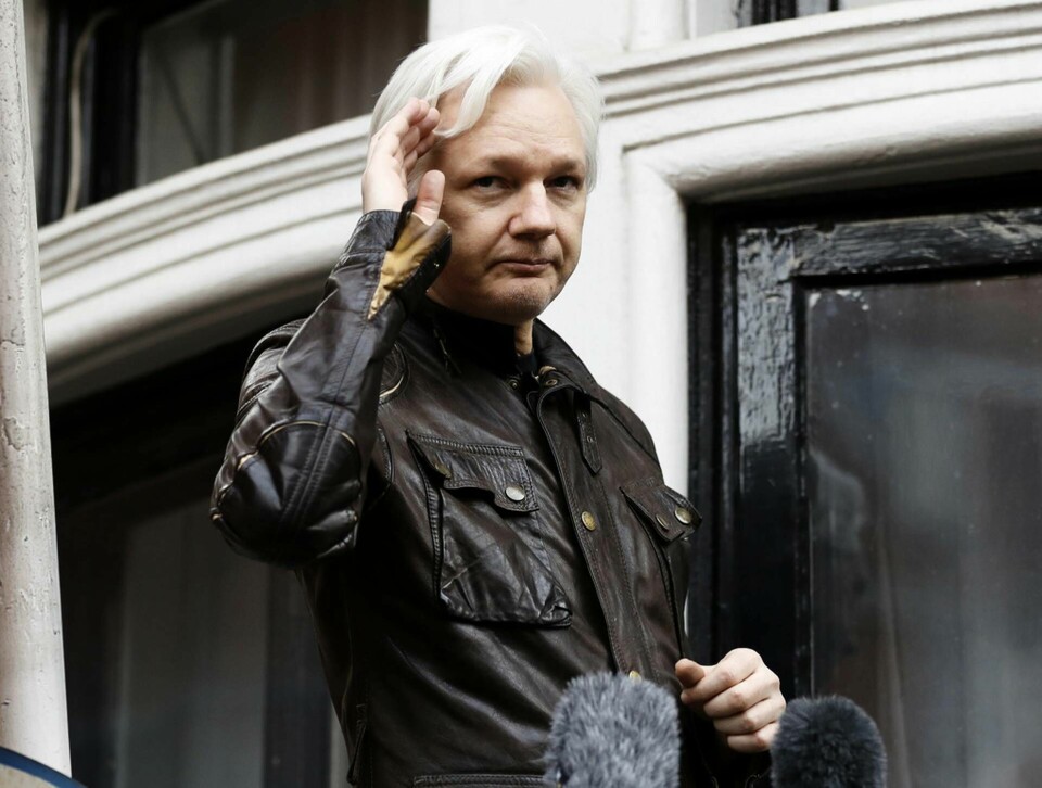 Julian Assange. Foto: Frank Augstein/AP/TT