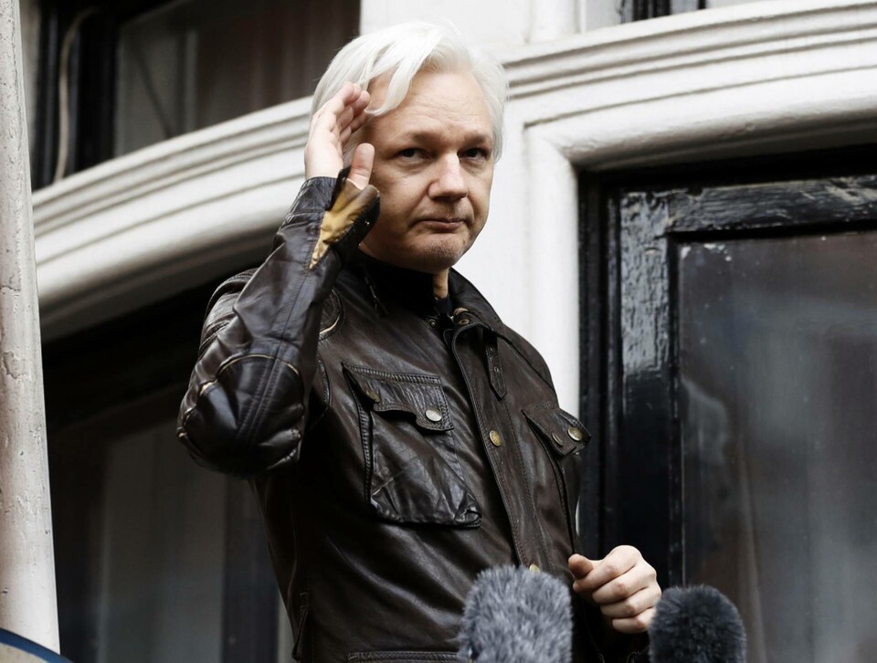 Julian Assange. Foto: Frank Augstein/AP/TT Julian Assange. Foto: Frank Augstein/AP/TT