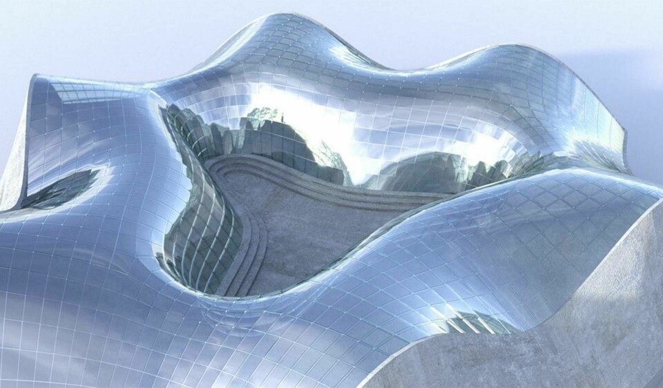 Ett nytt ai-system ska hjälpa arkitekter att designa avancerade fasader av kallformat glas i 'fri form'. Foto: Ruslan Guseinov / IST Austria