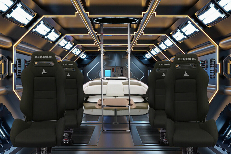Designen erbjuder bekväm plats för 10 passagerare. Foto: Highland Systems